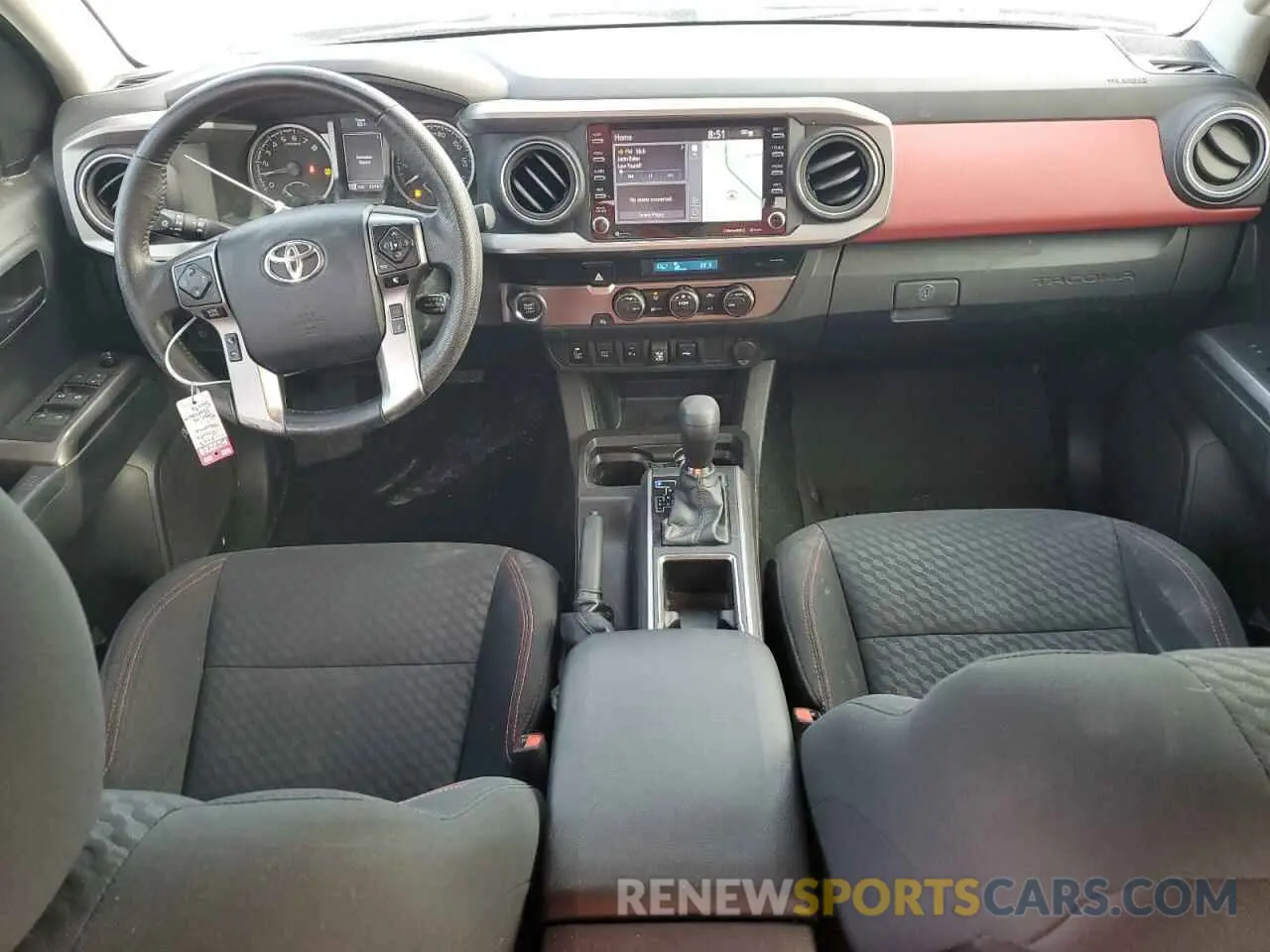 8 fotografías del automóvil dañado 3TMAZ5CN1PM205932 TOYOTA TACOMA 2023