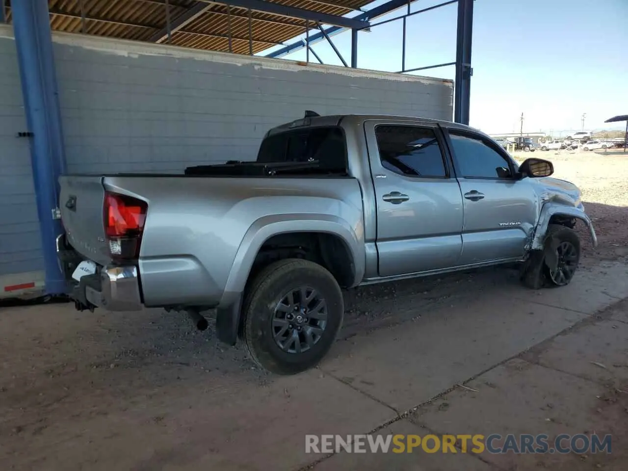 3 fotografías del automóvil dañado 3TMAZ5CN3PM207987 TOYOTA TACOMA 2023
