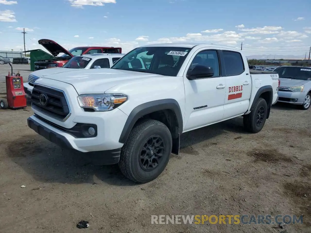 1 fotografías del automóvil dañado 3TMAZ5CN3PM219718 TOYOTA TACOMA 2023