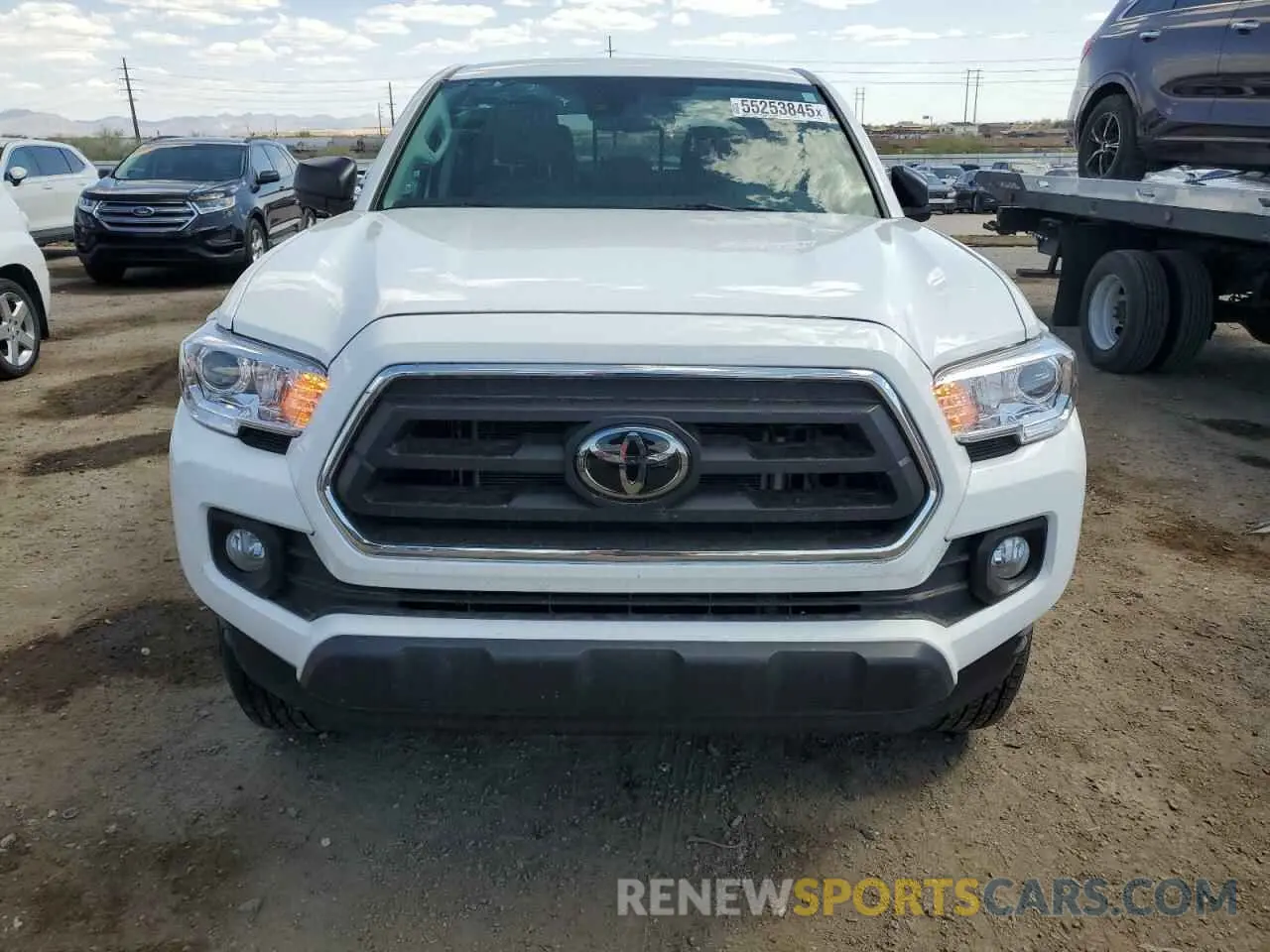 5 fotografías del automóvil dañado 3TMAZ5CN3PM219718 TOYOTA TACOMA 2023