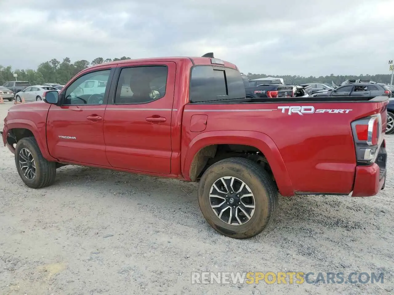 2 fotografías del automóvil dañado 3TMAZ5CN4PM204919 TOYOTA TACOMA 2023