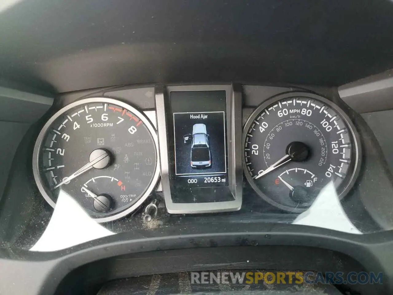 9 fotografías del automóvil dañado 3TMAZ5CN4PM204919 TOYOTA TACOMA 2023