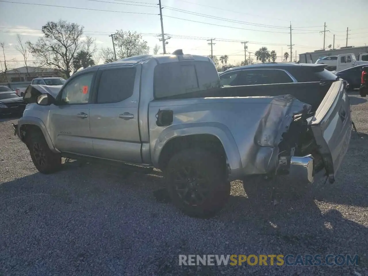 2 fotografías del automóvil dañado 3TMAZ5CN4PM206475 TOYOTA TACOMA 2023