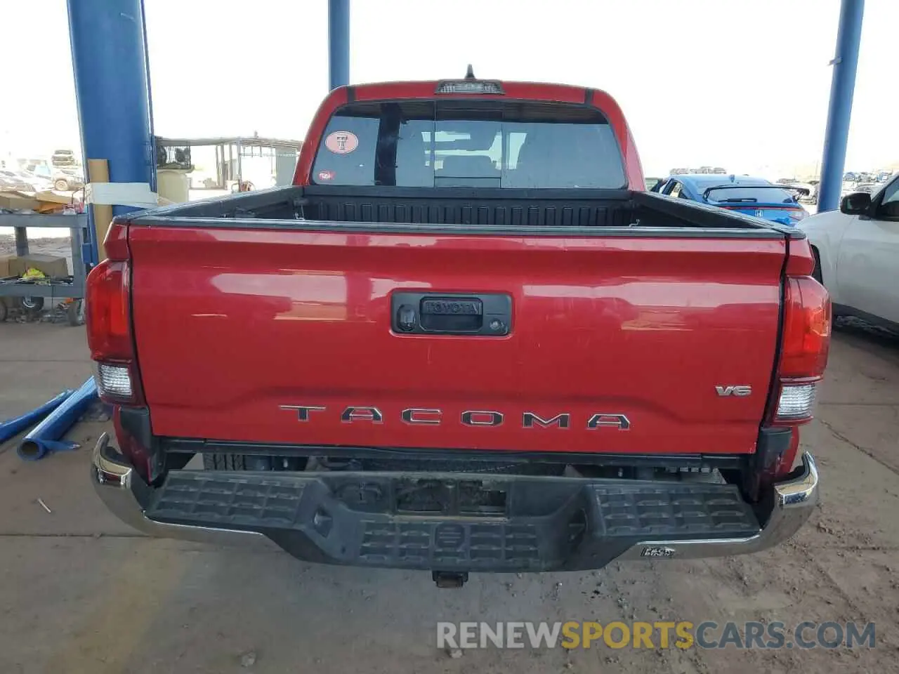 6 fotografías del automóvil dañado 3TMAZ5CN6PM203495 TOYOTA TACOMA 2023