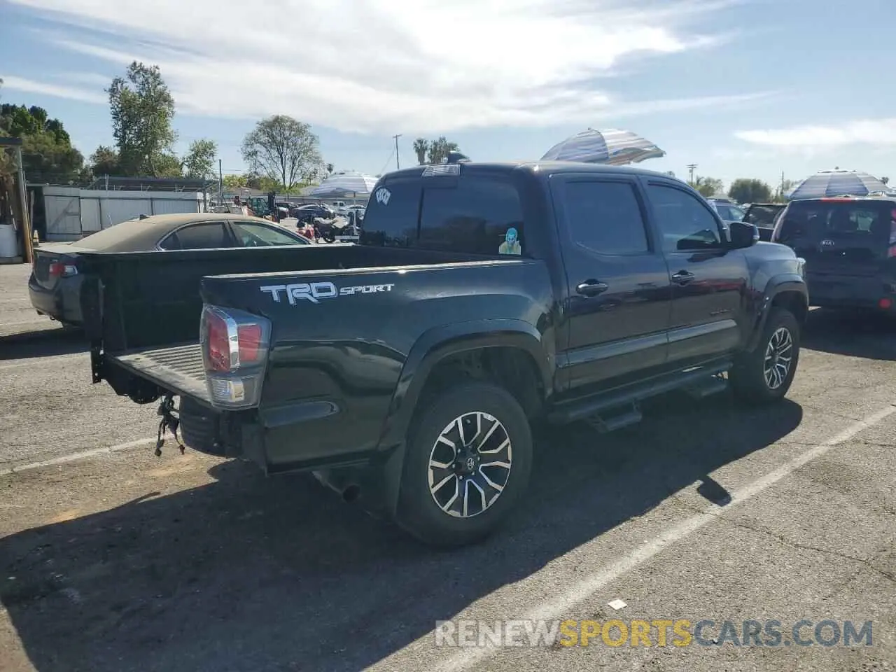 3 fotografías del automóvil dañado 3TMAZ5CN6PM203688 TOYOTA TACOMA 2023