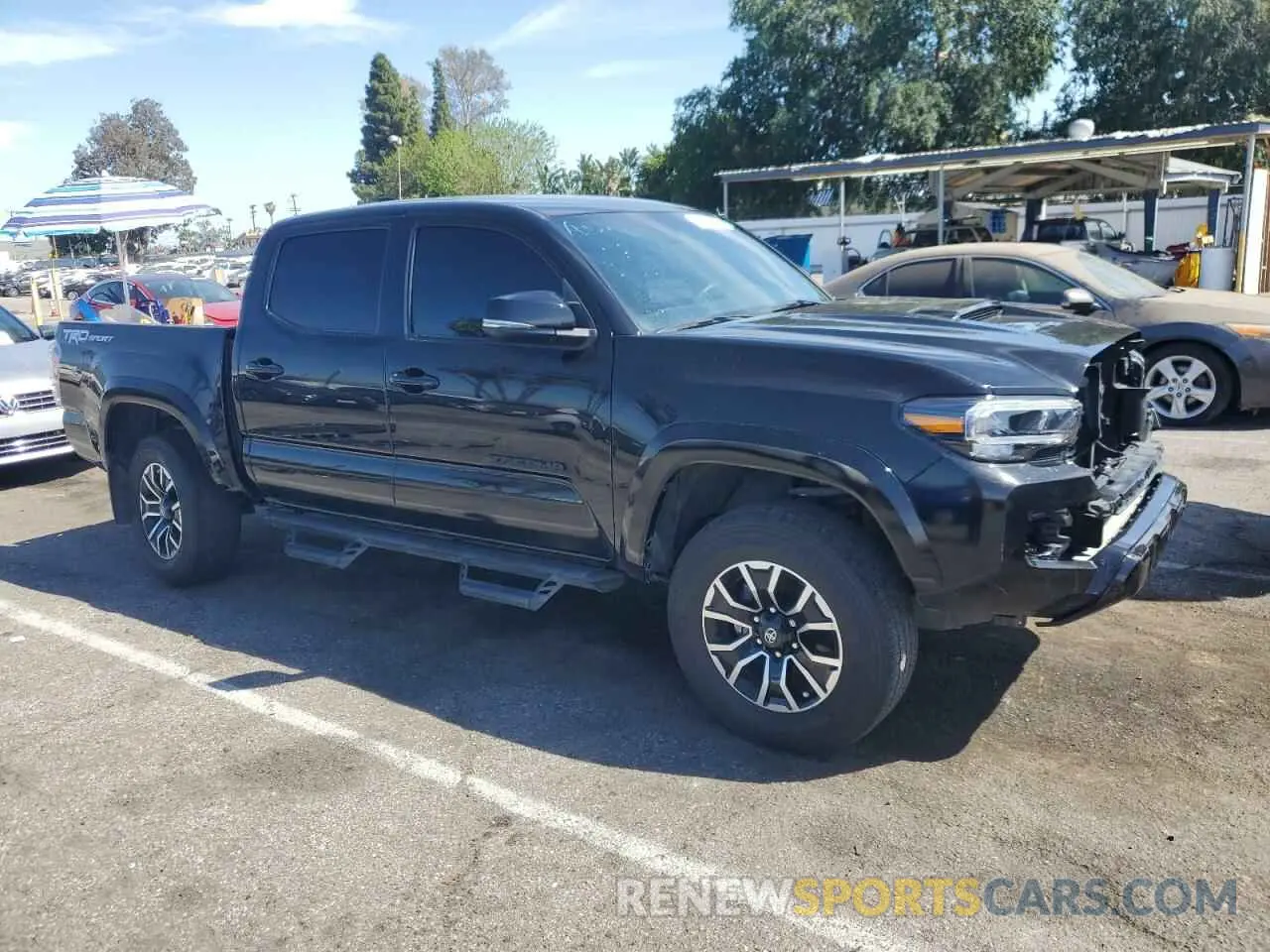 4 fotografías del automóvil dañado 3TMAZ5CN6PM203688 TOYOTA TACOMA 2023