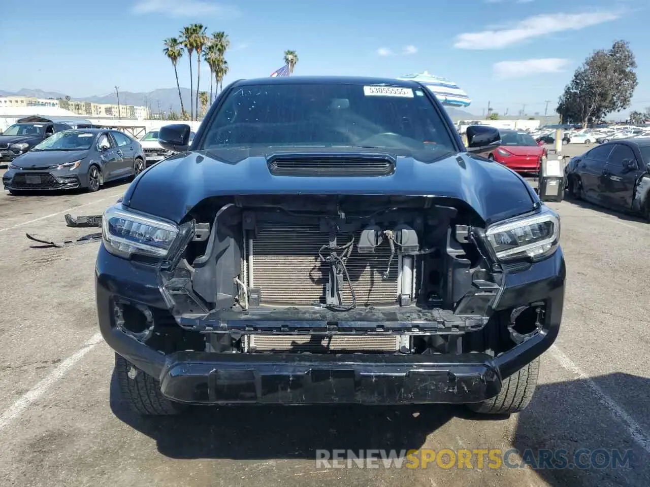 5 fotografías del automóvil dañado 3TMAZ5CN6PM203688 TOYOTA TACOMA 2023