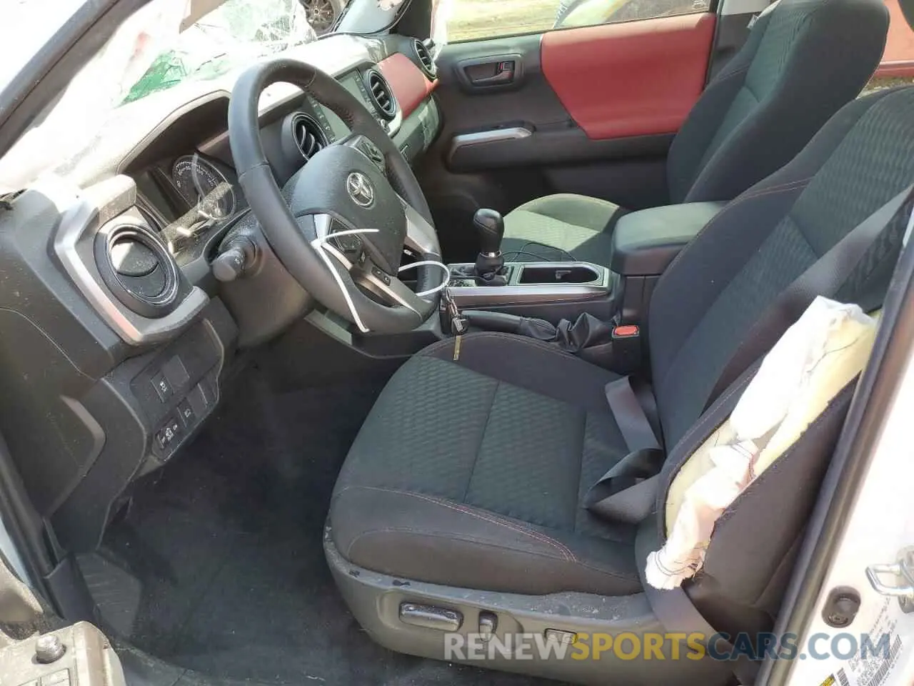 7 fotografías del automóvil dañado 3TMAZ5CN6PM215064 TOYOTA TACOMA 2023