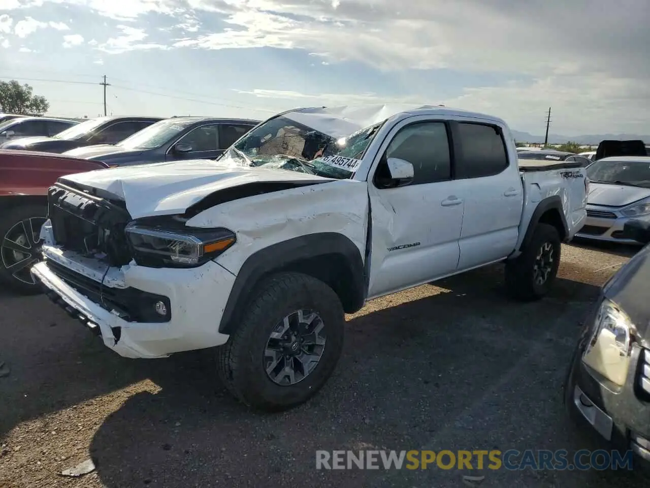 1 fotografías del automóvil dañado 3TMAZ5CN6PM216781 TOYOTA TACOMA 2023