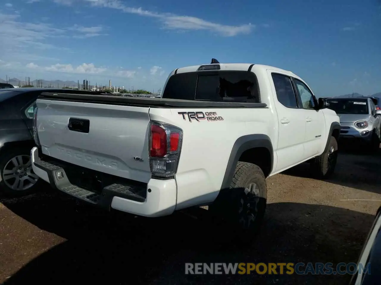 3 fotografías del automóvil dañado 3TMAZ5CN6PM216781 TOYOTA TACOMA 2023