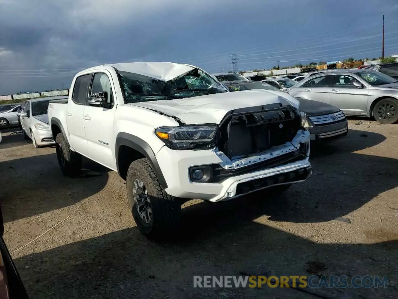 4 fotografías del automóvil dañado 3TMAZ5CN6PM216781 TOYOTA TACOMA 2023