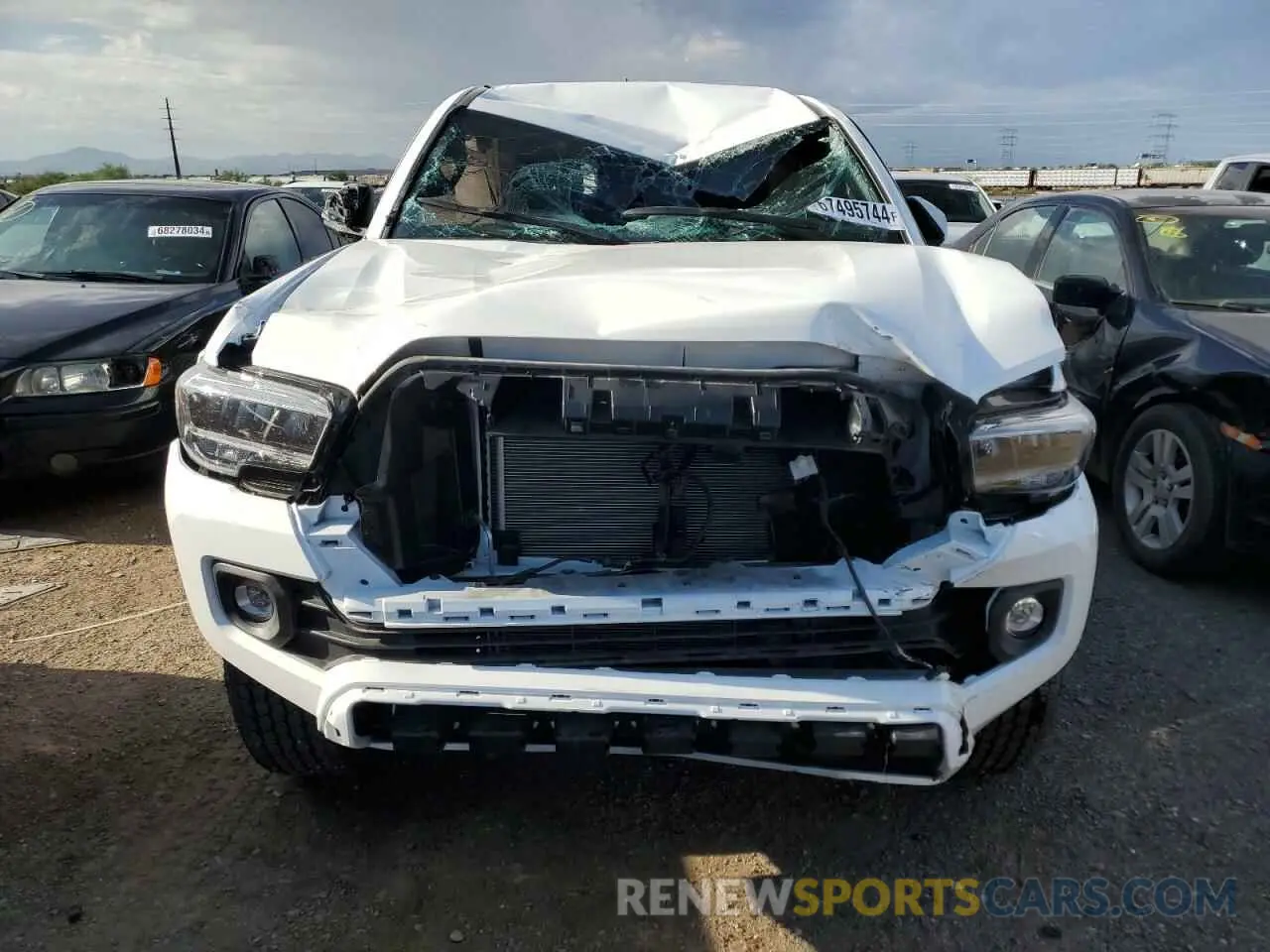 5 fotografías del automóvil dañado 3TMAZ5CN6PM216781 TOYOTA TACOMA 2023
