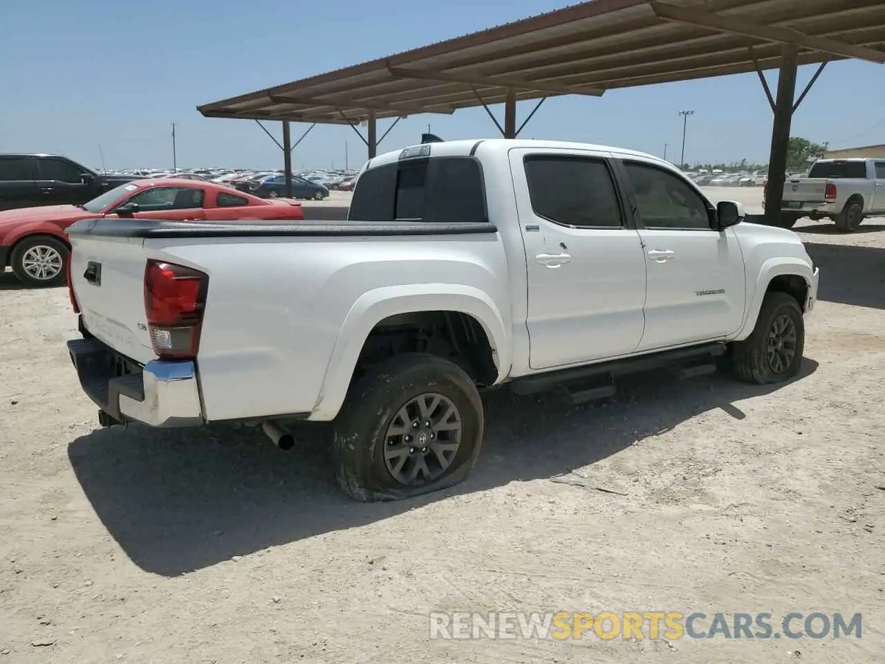 3 fotografías del automóvil dañado 3TMAZ5CN7PM201884 TOYOTA TACOMA 2023