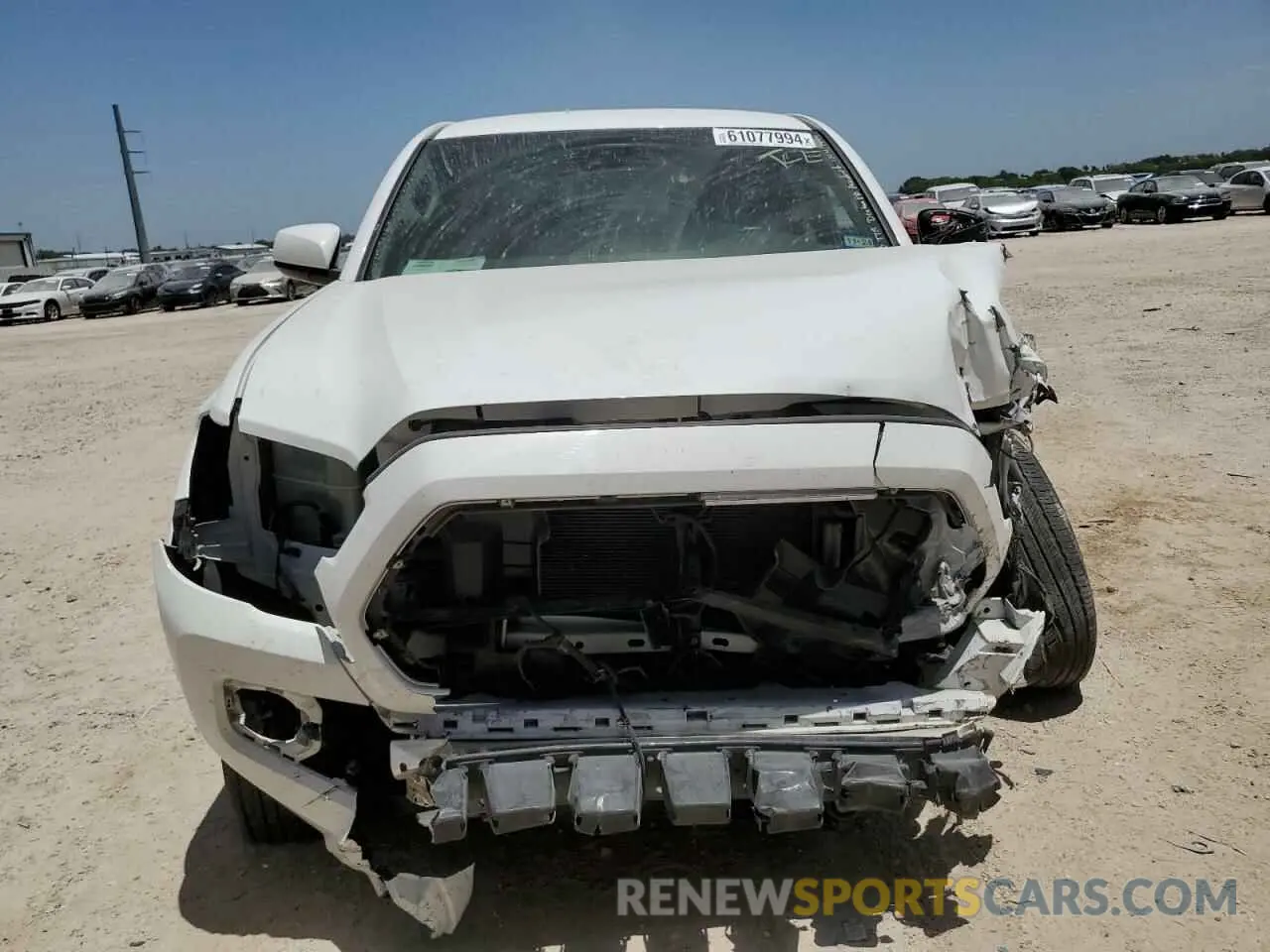 5 fotografías del automóvil dañado 3TMAZ5CN7PM201884 TOYOTA TACOMA 2023