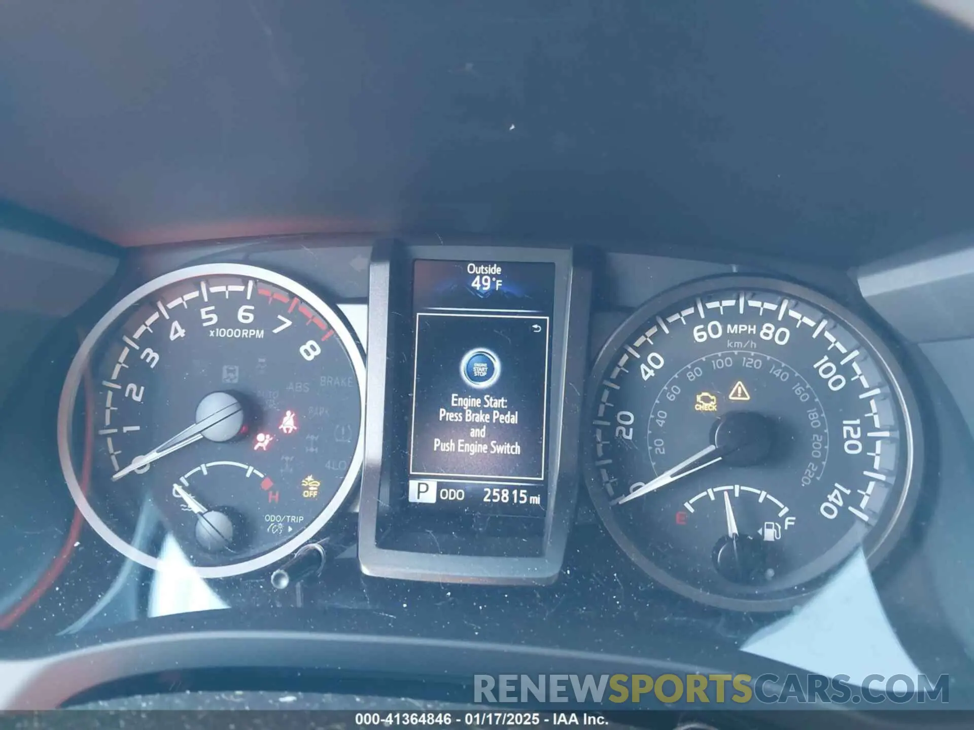 7 fotografías del automóvil dañado 3TMAZ5CN7PM213050 TOYOTA TACOMA 2023