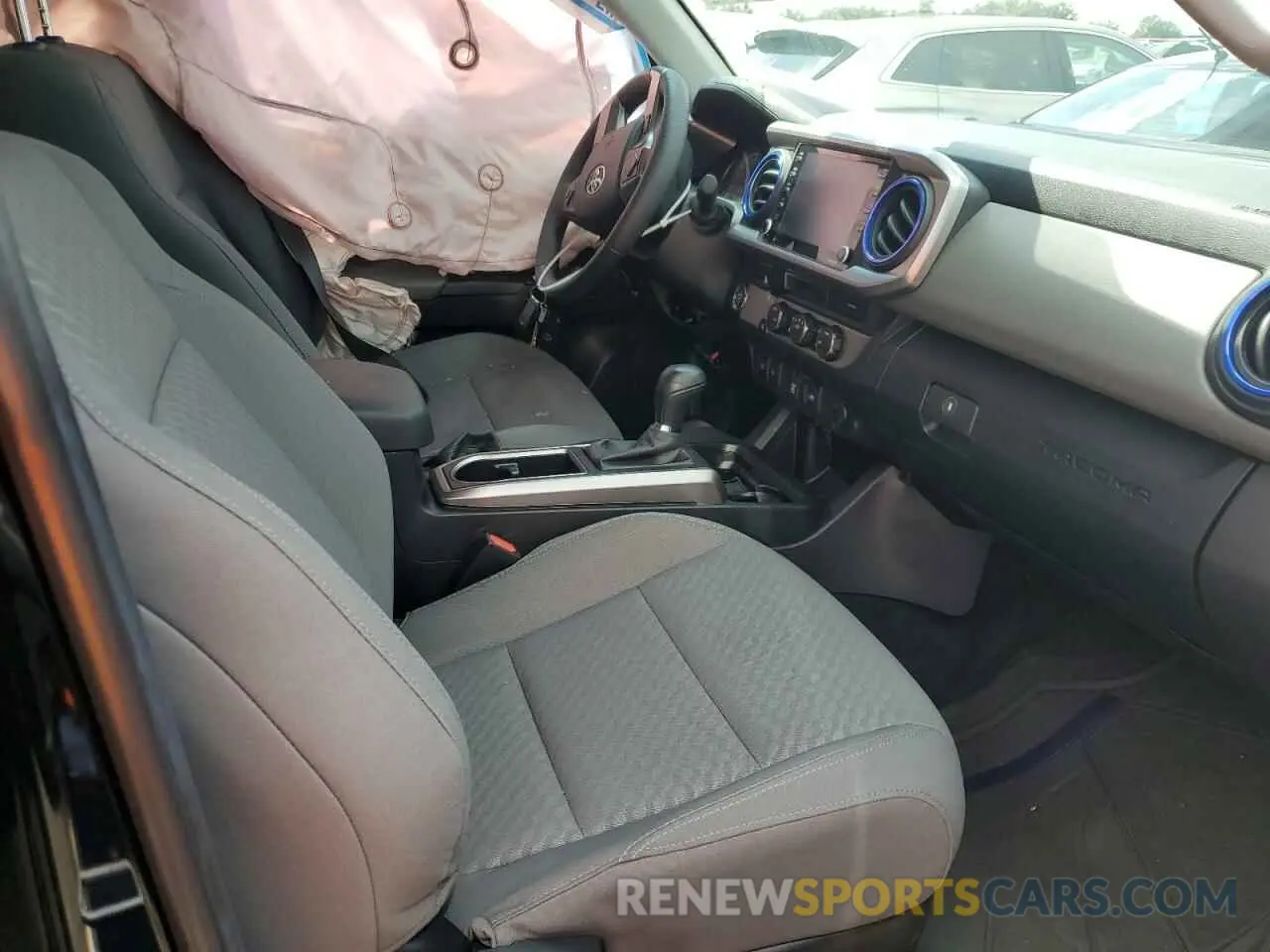 7 fotografías del automóvil dañado 3TMAZ5CN7PM213971 TOYOTA TACOMA 2023
