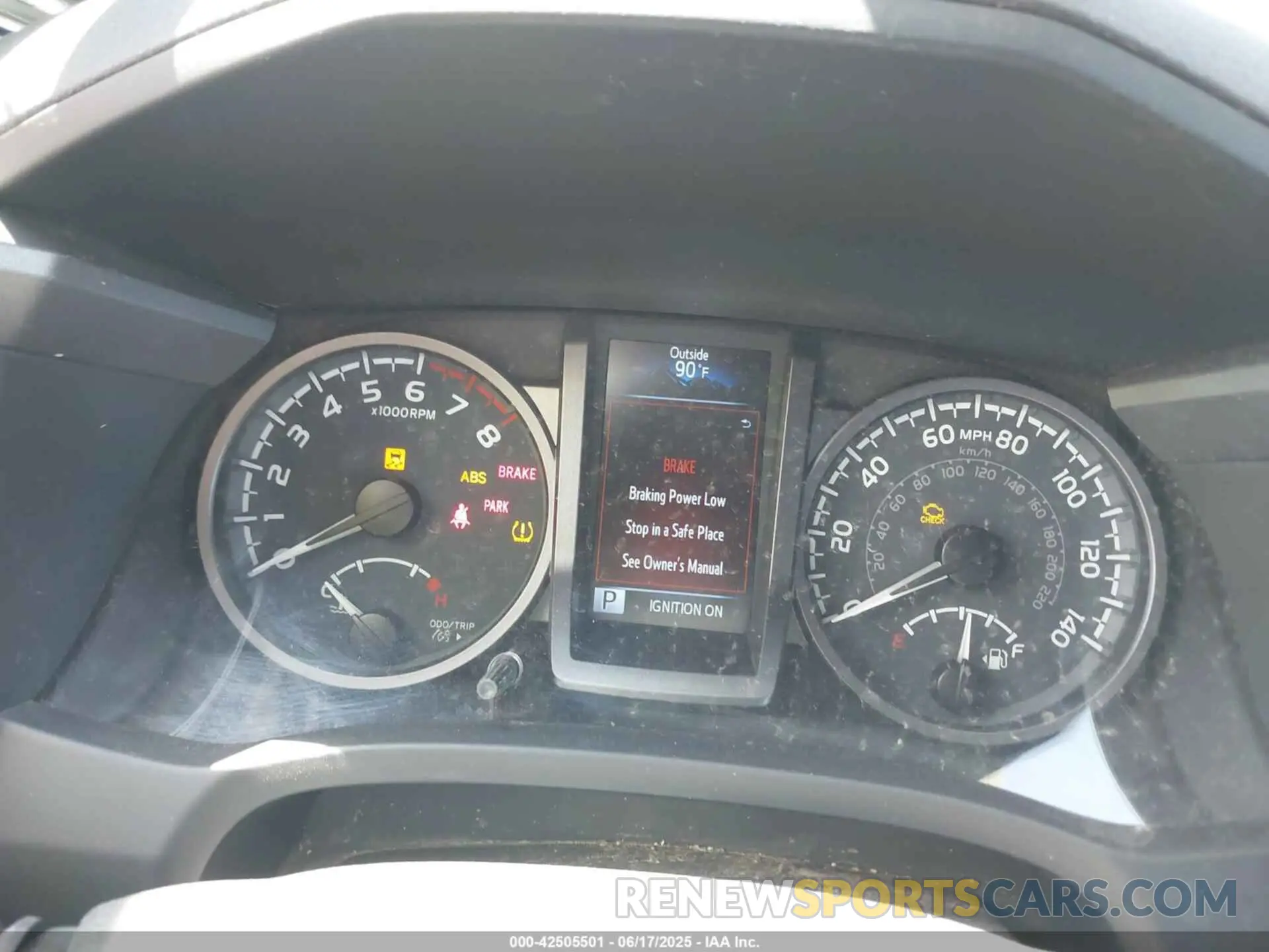 7 fotografías del automóvil dañado 3TMAZ5CN7PM216238 TOYOTA TACOMA 2023