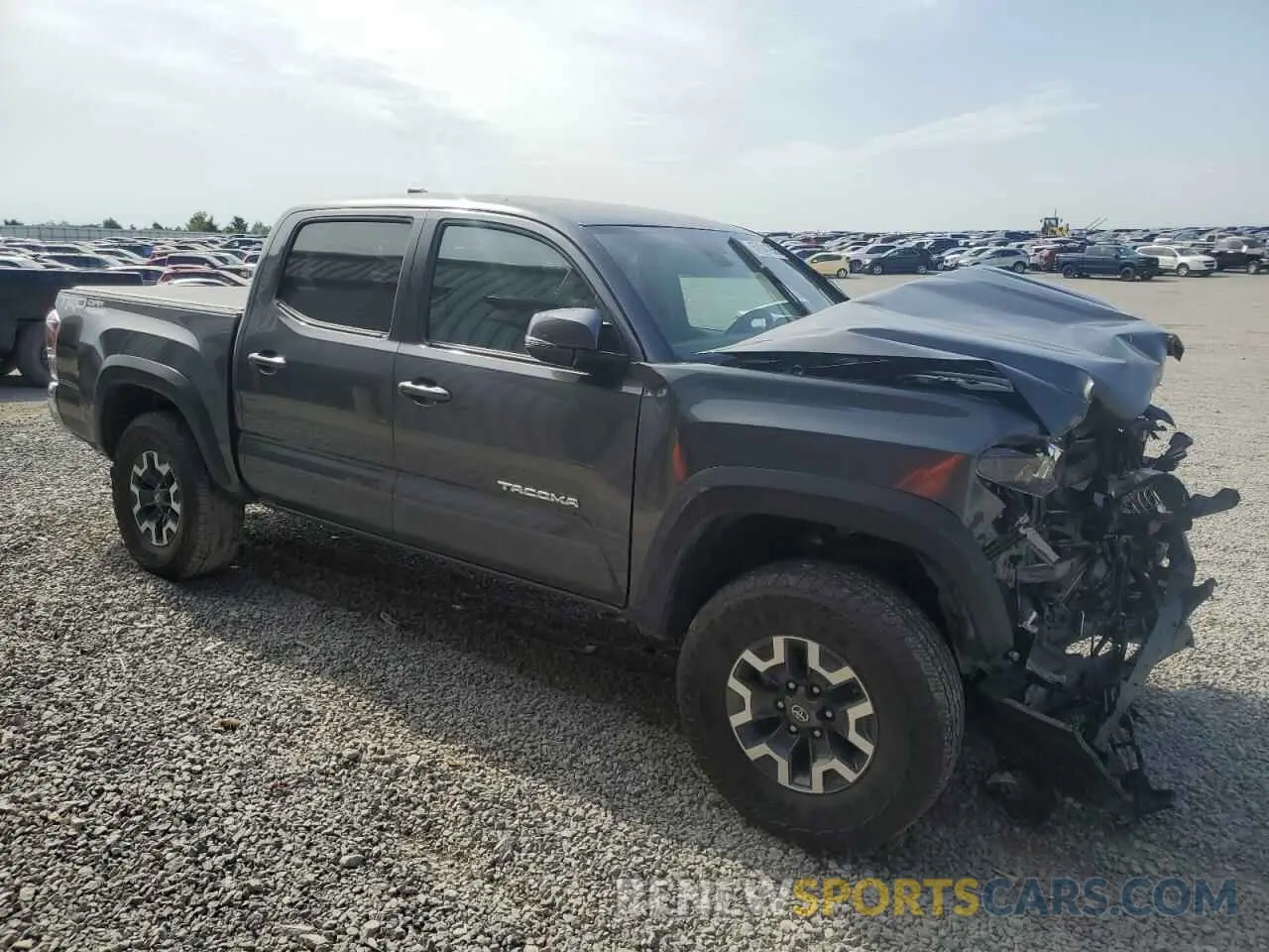 4 fotografías del automóvil dañado 3TMAZ5CN8PM197537 TOYOTA TACOMA 2023