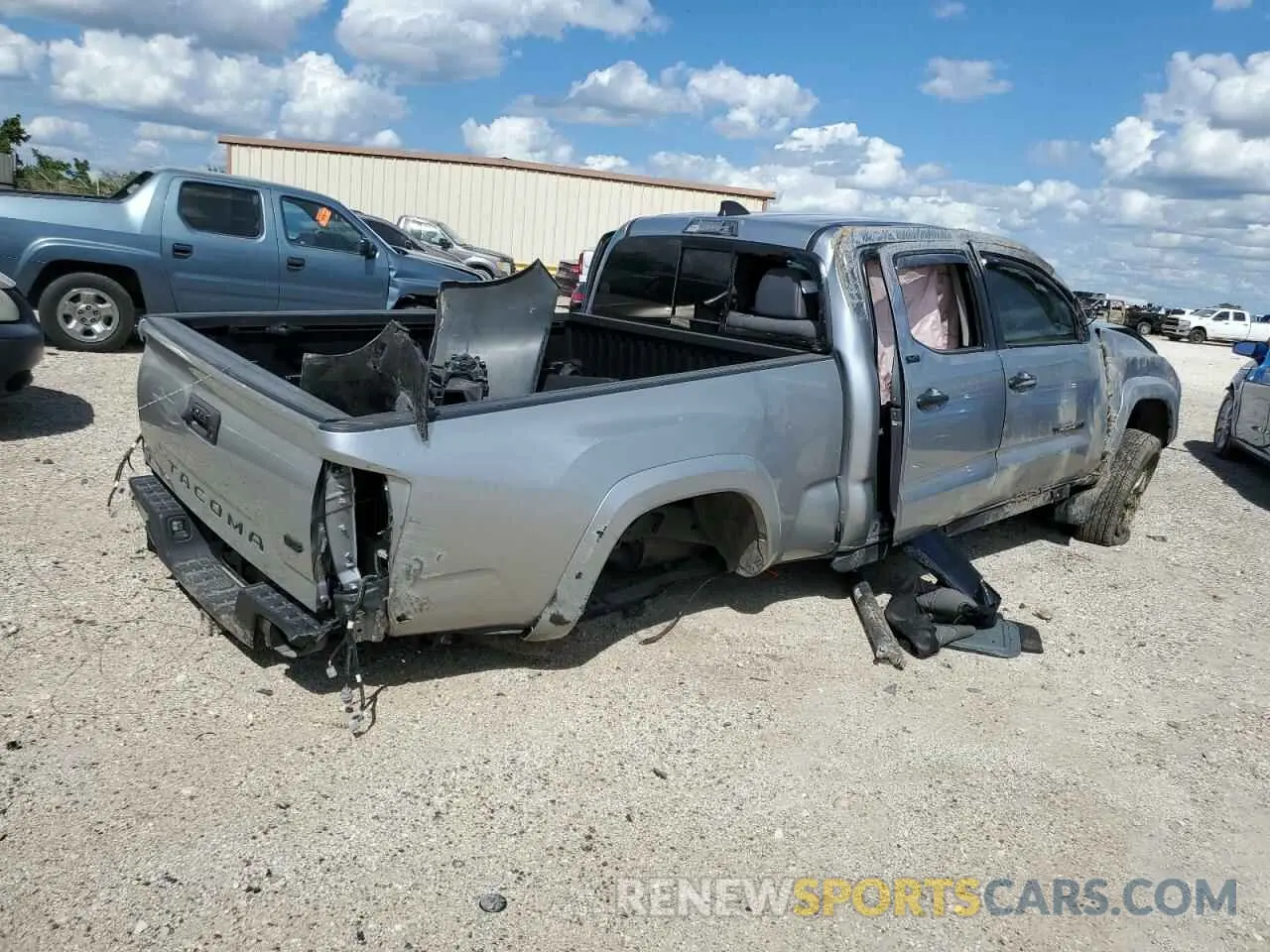 3 fotografías del automóvil dañado 3TMBZ5DN1PM040211 TOYOTA TACOMA 2023