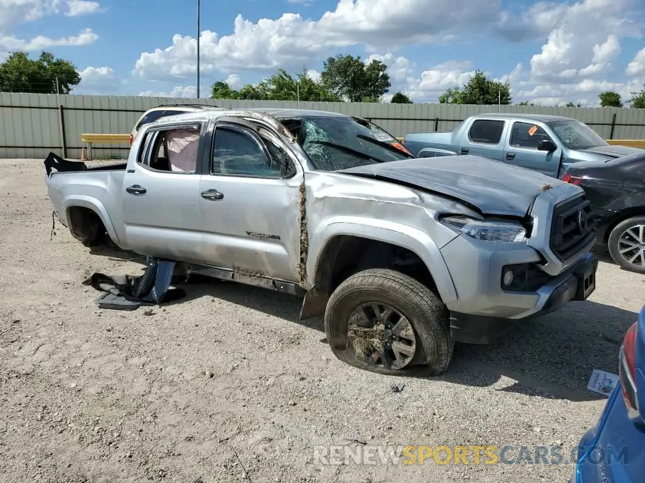 4 fotografías del automóvil dañado 3TMBZ5DN1PM040211 TOYOTA TACOMA 2023