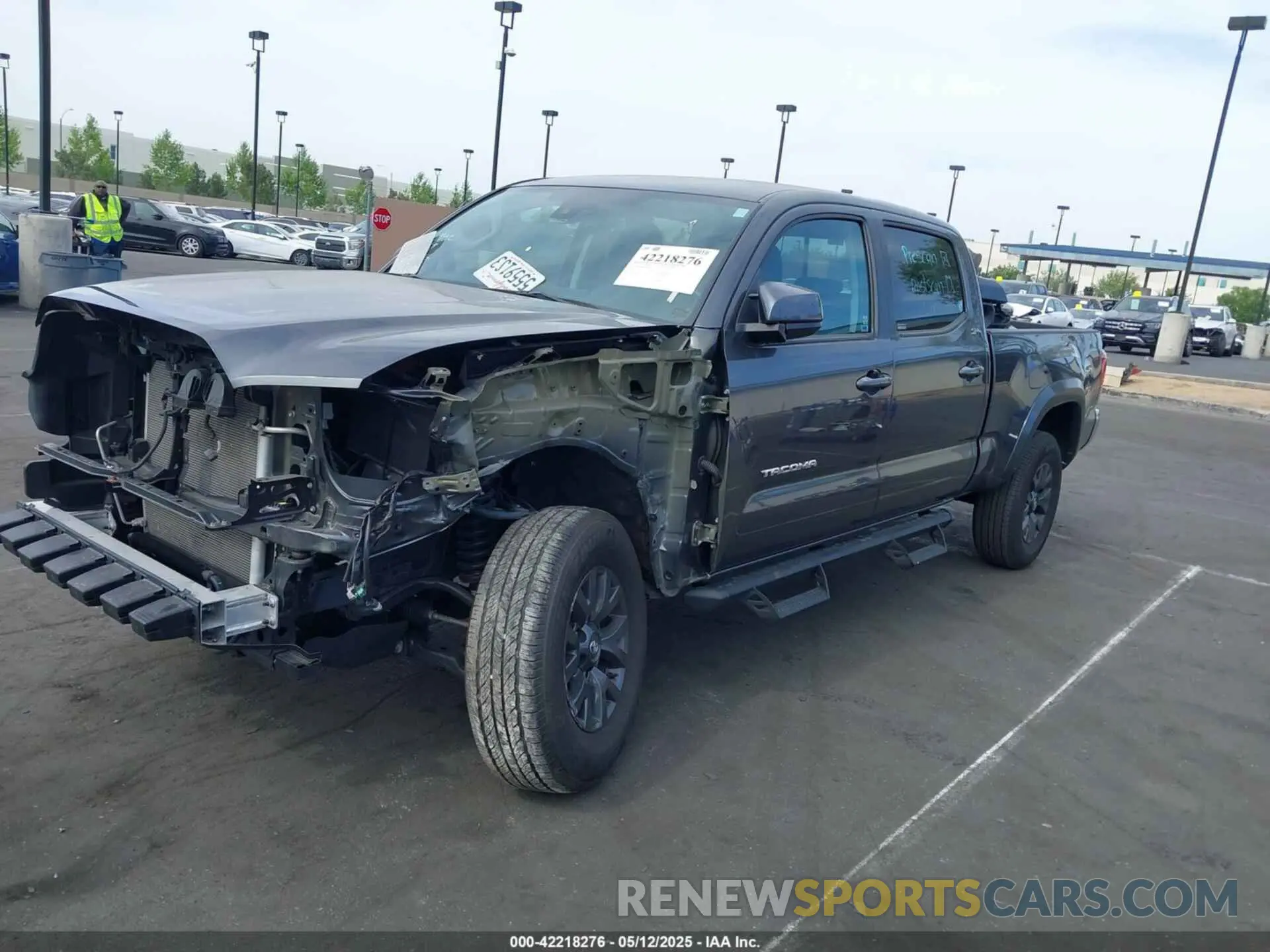 6 fotografías del automóvil dañado 3TMBZ5DN3PM038637 TOYOTA TACOMA 2023