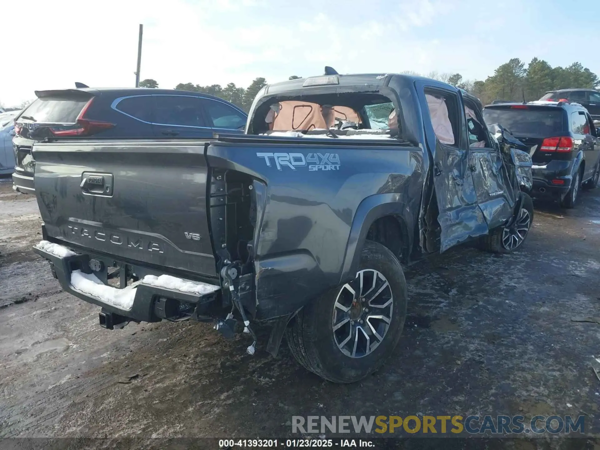 4 fotografías del automóvil dañado 3TMCZ5AN0PM534245 TOYOTA TACOMA 2023