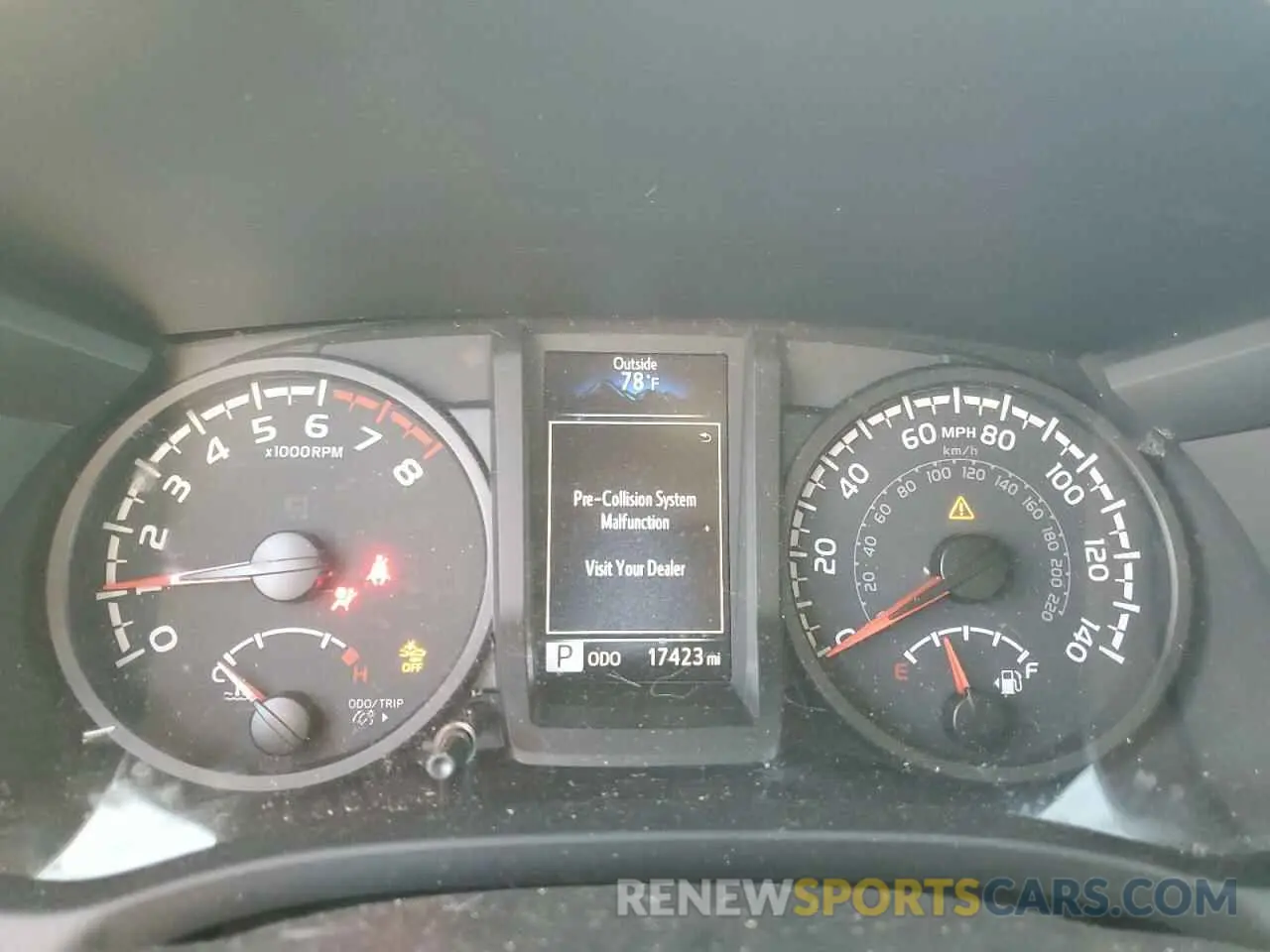 9 fotografías del automóvil dañado 3TMCZ5AN0PM580125 TOYOTA TACOMA 2023