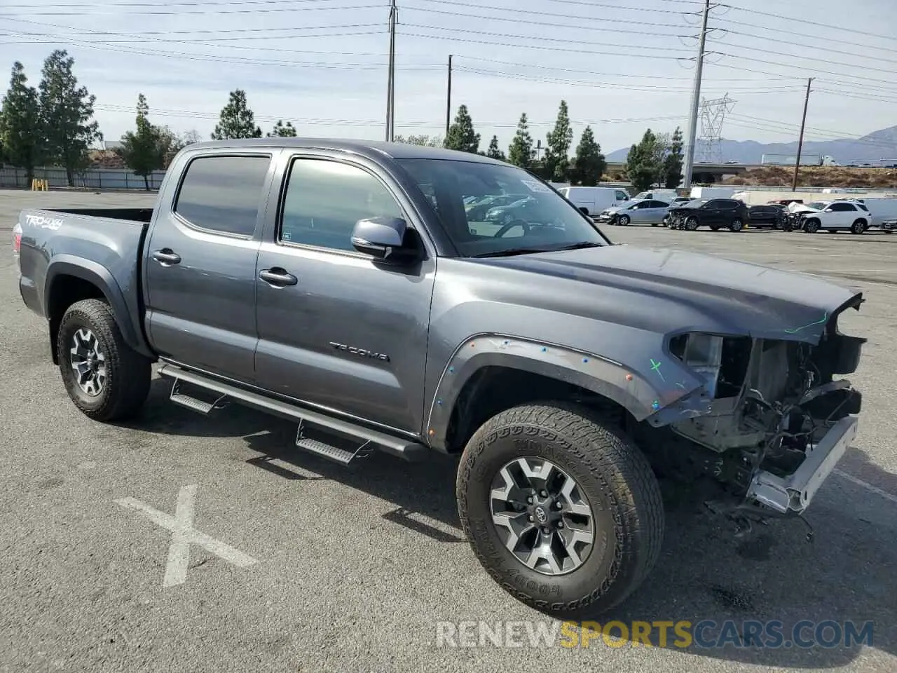 4 fotografías del automóvil dañado 3TMCZ5AN0PM594333 TOYOTA TACOMA 2023