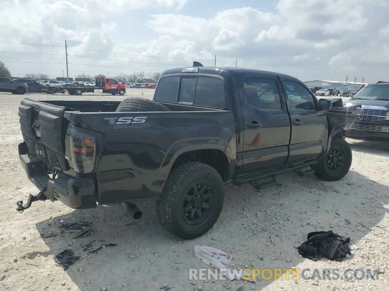 3 fotografías del automóvil dañado 3TMCZ5AN0PM636872 TOYOTA TACOMA 2023