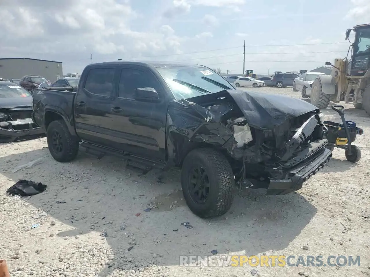 4 fotografías del automóvil dañado 3TMCZ5AN0PM636872 TOYOTA TACOMA 2023