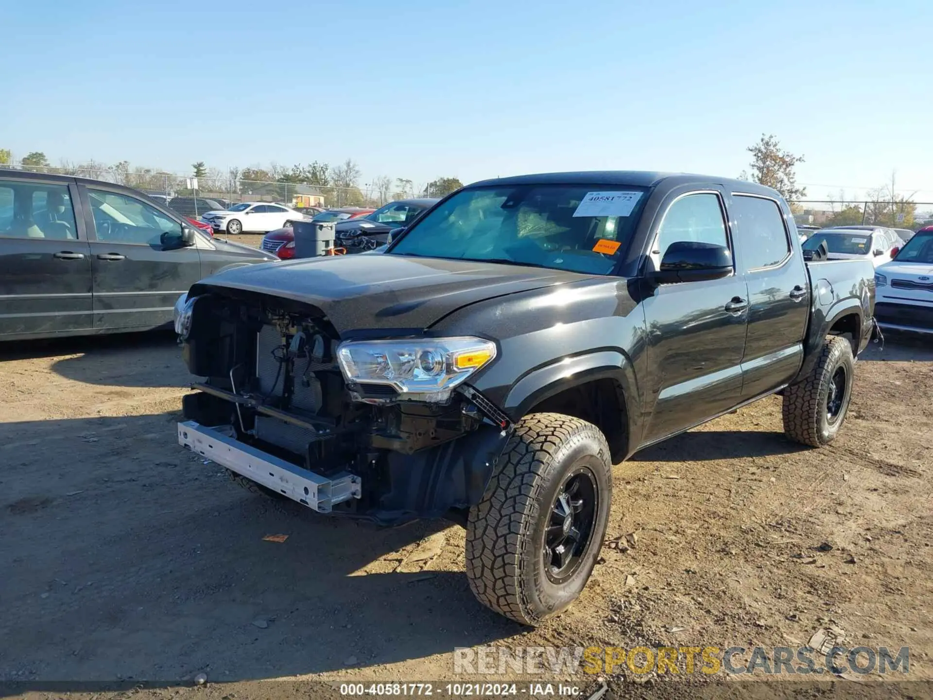 2 fotografías del automóvil dañado 3TMCZ5AN0PM638489 TOYOTA TACOMA 2023