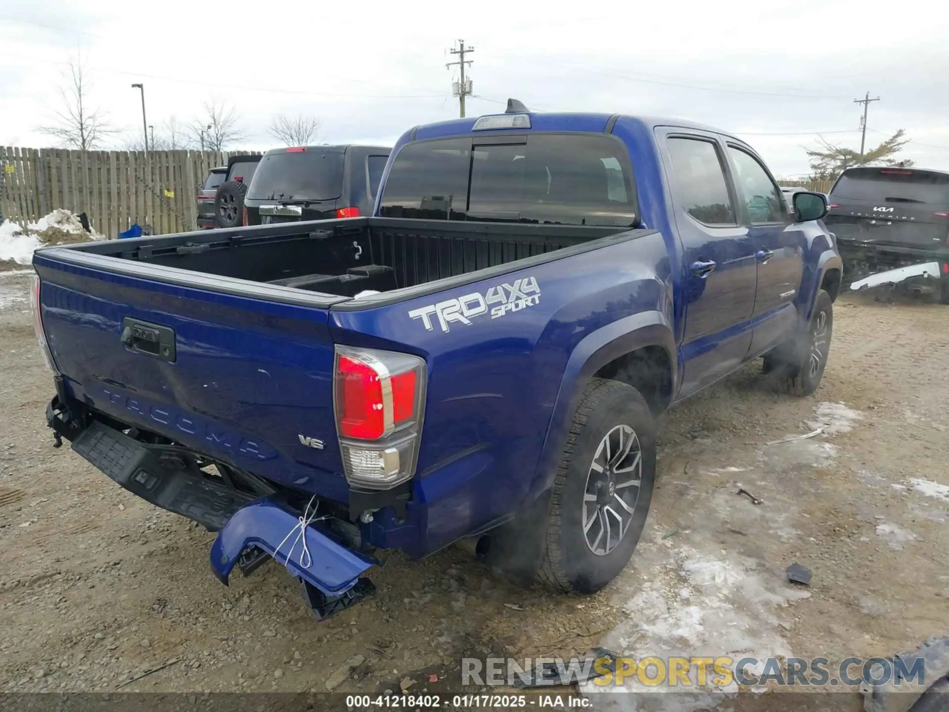 4 fotografías del automóvil dañado 3TMCZ5AN0PM640288 TOYOTA TACOMA 2023