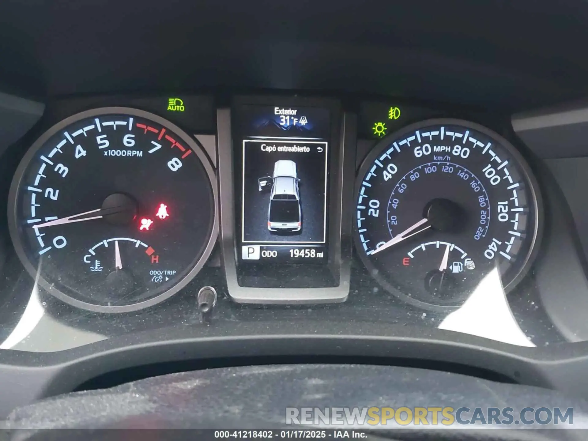 7 fotografías del automóvil dañado 3TMCZ5AN0PM640288 TOYOTA TACOMA 2023
