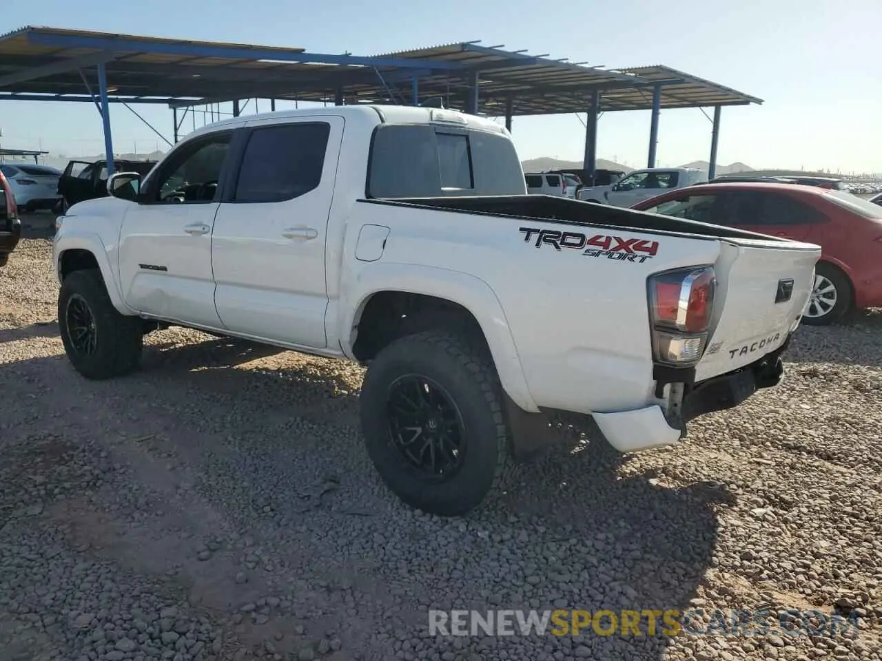 2 fotografías del automóvil dañado 3TMCZ5AN1PM533640 TOYOTA TACOMA 2023