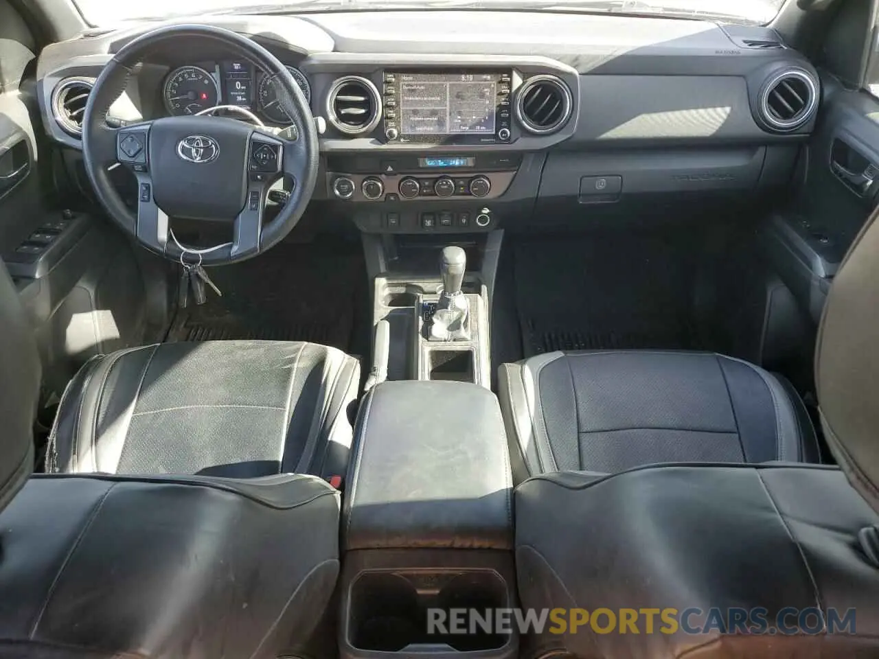 8 fotografías del automóvil dañado 3TMCZ5AN1PM533640 TOYOTA TACOMA 2023