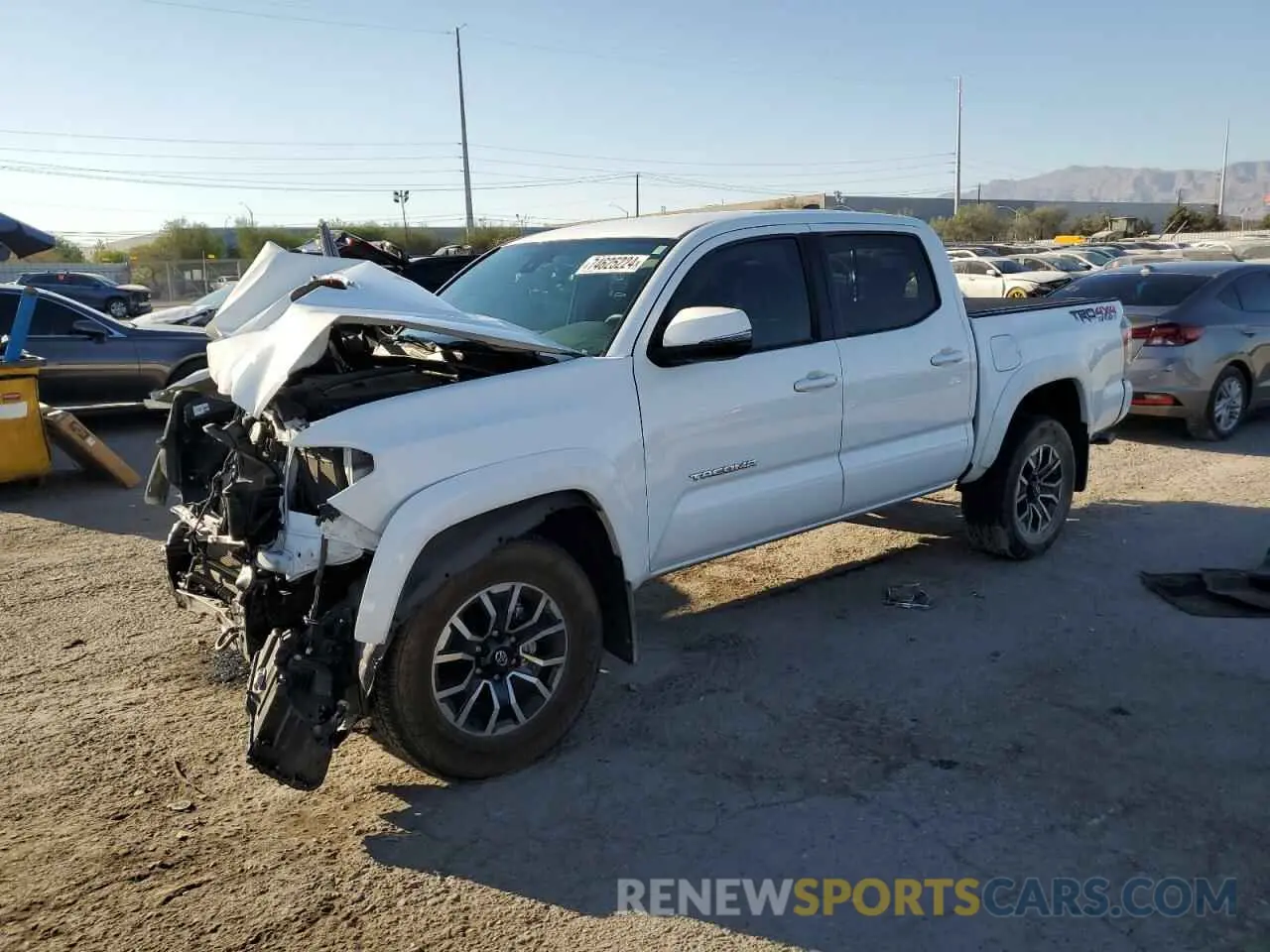 1 fotografías del automóvil dañado 3TMCZ5AN1PM537459 TOYOTA TACOMA 2023