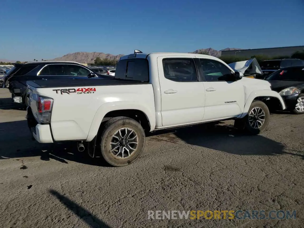 3 fotografías del automóvil dañado 3TMCZ5AN1PM537459 TOYOTA TACOMA 2023