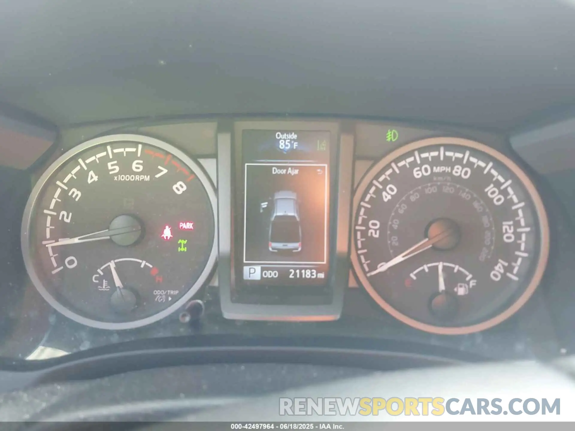 7 fotografías del automóvil dañado 3TMCZ5AN1PM574799 TOYOTA TACOMA 2023