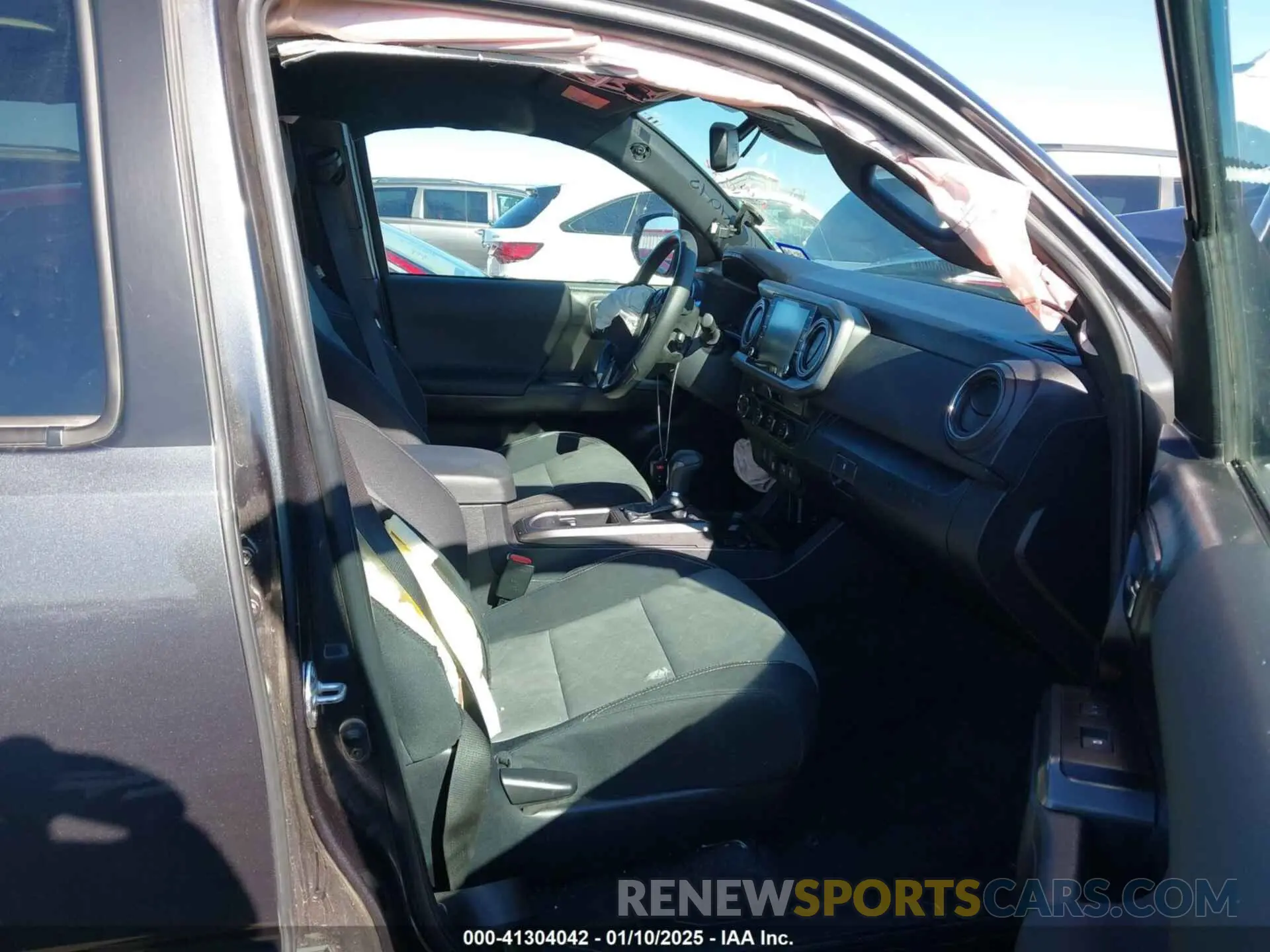 5 fotografías del automóvil dañado 3TMCZ5AN1PM579100 TOYOTA TACOMA 2023
