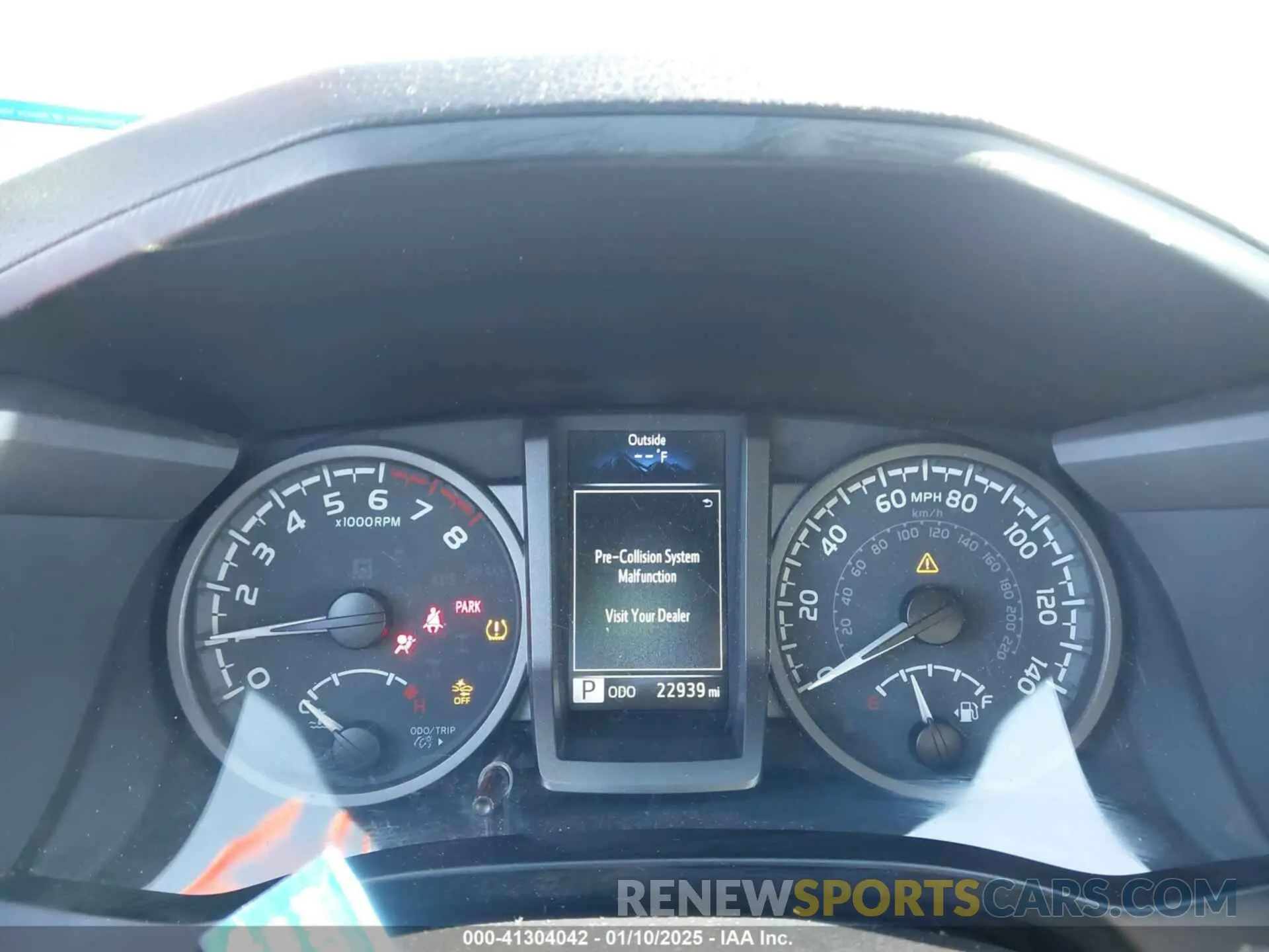 7 fotografías del automóvil dañado 3TMCZ5AN1PM579100 TOYOTA TACOMA 2023