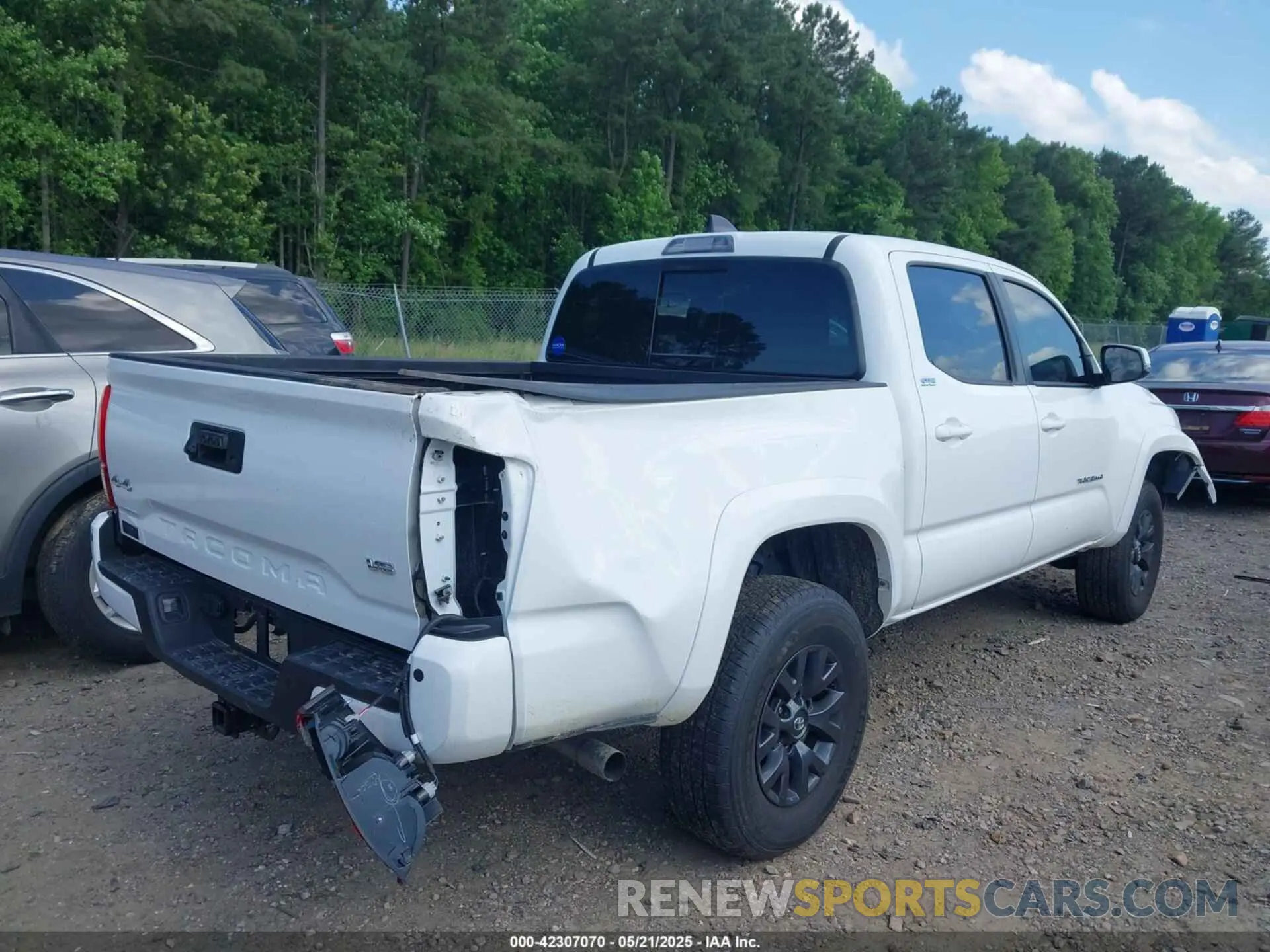 4 fotografías del automóvil dañado 3TMCZ5AN1PM580022 TOYOTA TACOMA 2023