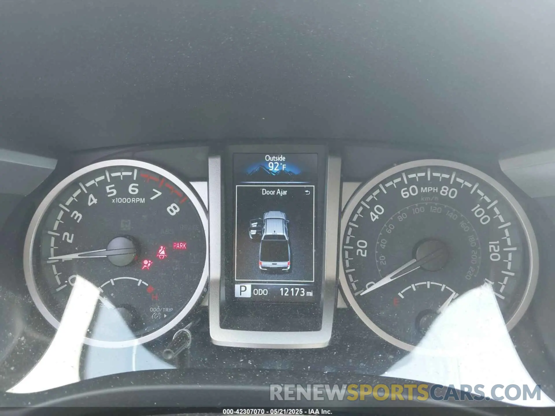7 fotografías del automóvil dañado 3TMCZ5AN1PM580022 TOYOTA TACOMA 2023