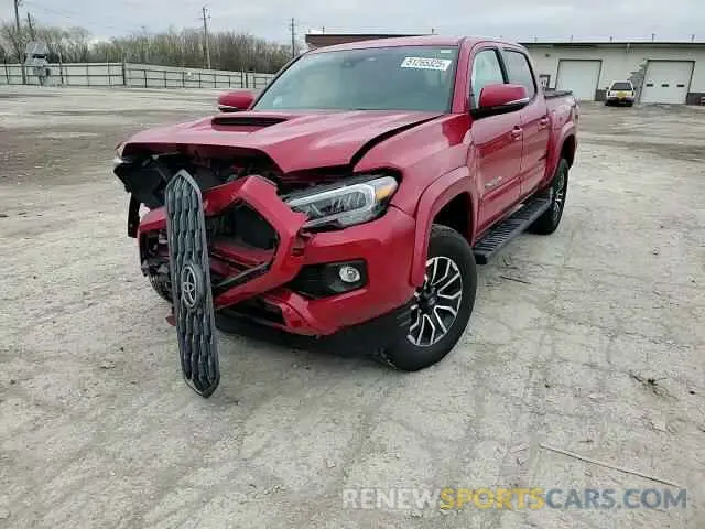 10 fotografías del automóvil dañado 3TMCZ5AN1PM614833 TOYOTA TACOMA 2023