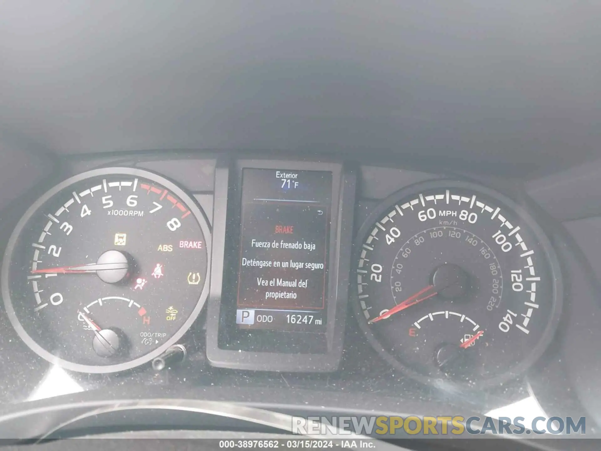 7 fotografías del automóvil dañado 3TMCZ5AN1PM627307 TOYOTA TACOMA 2023