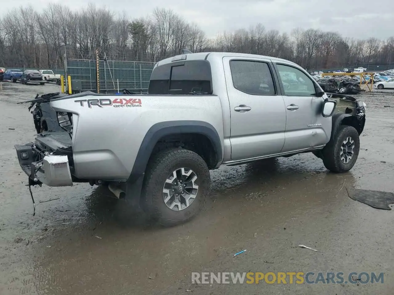 3 fotografías del automóvil dañado 3TMCZ5AN1PM640476 TOYOTA TACOMA 2023