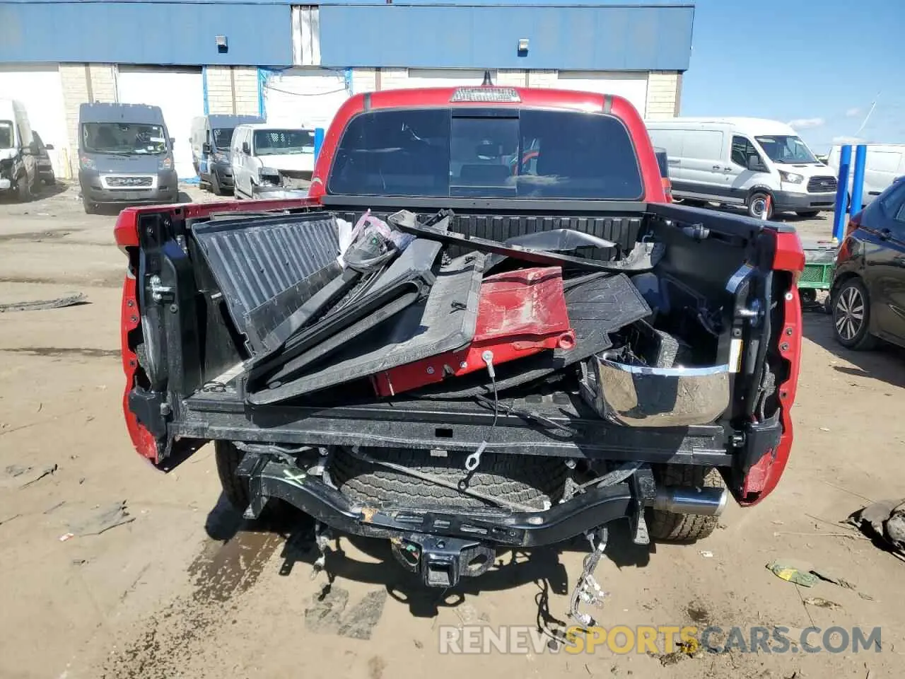 6 fotografías del automóvil dañado 3TMCZ5AN2PM534893 TOYOTA TACOMA 2023