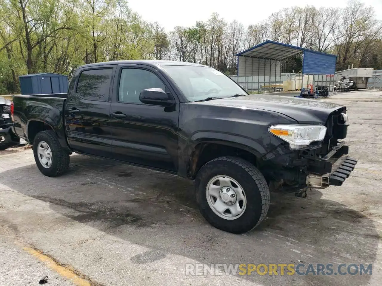 4 fotografías del automóvil dañado 3TMCZ5AN2PM536952 TOYOTA TACOMA 2023