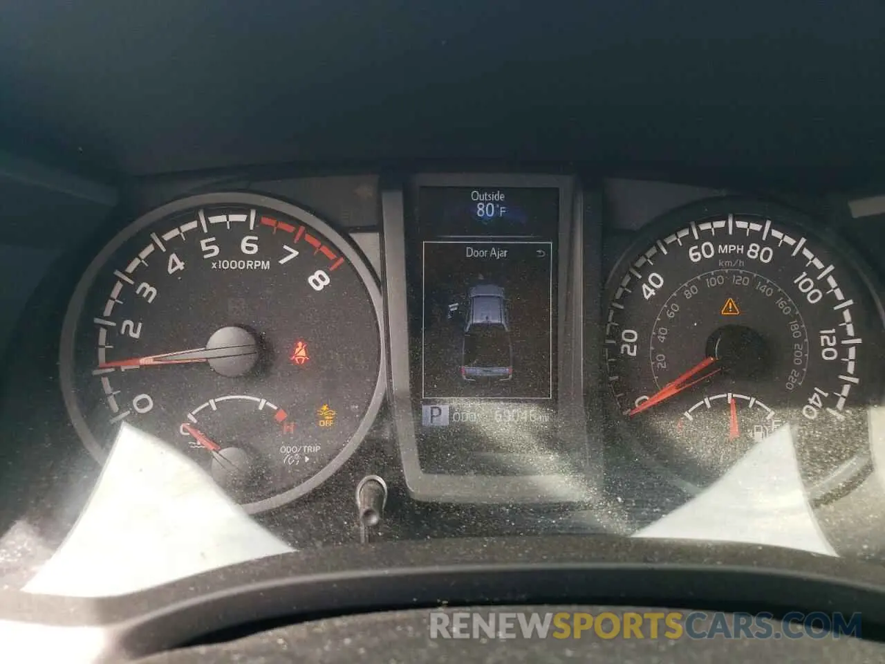 9 fotografías del automóvil dañado 3TMCZ5AN2PM536952 TOYOTA TACOMA 2023