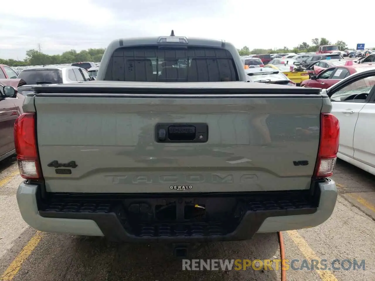 6 fotografías del automóvil dañado 3TMCZ5AN2PM537423 TOYOTA TACOMA 2023