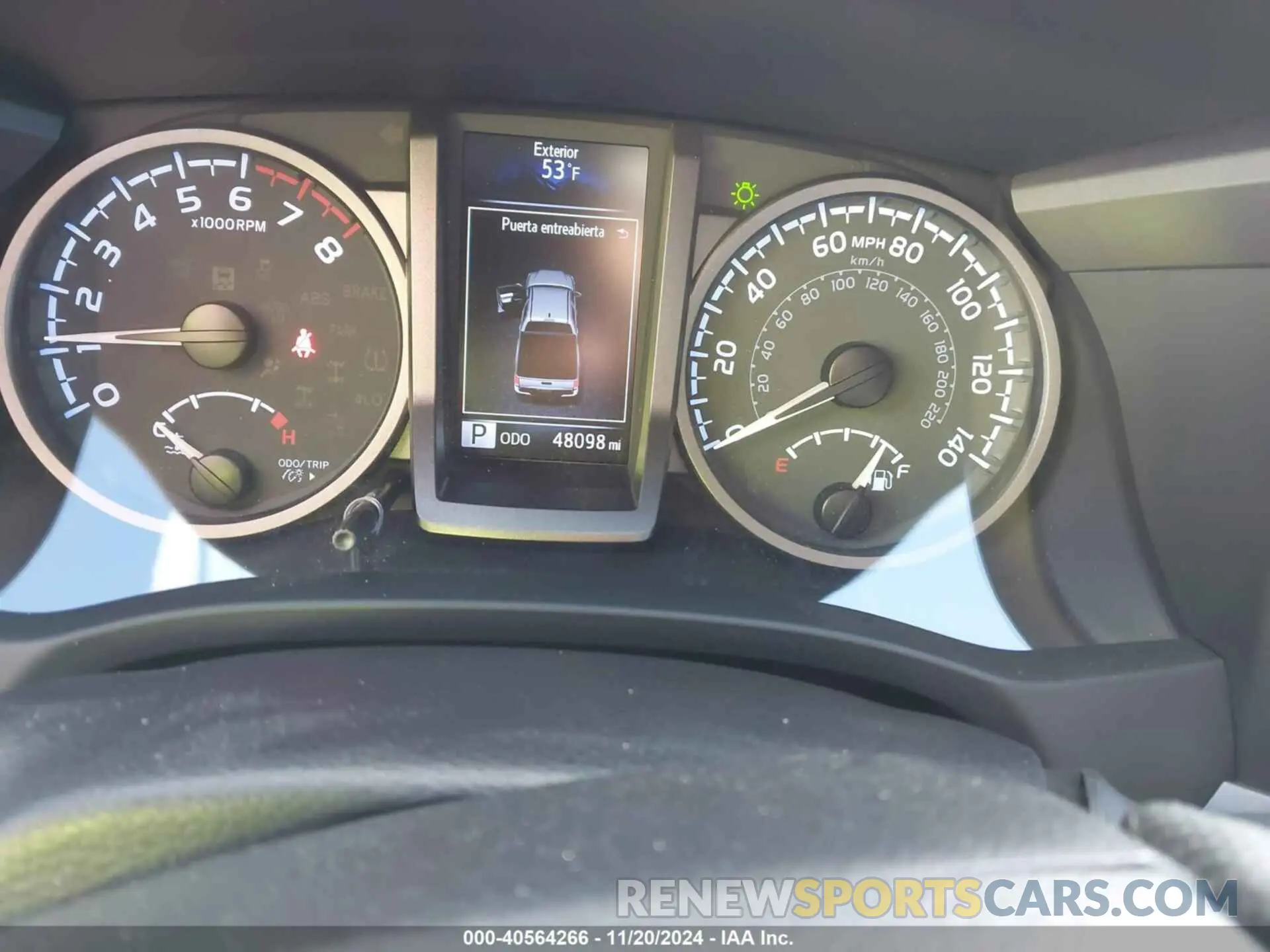7 fotografías del automóvil dañado 3TMCZ5AN2PM558837 TOYOTA TACOMA 2023